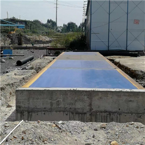 工地100噸電子地磅 瀏陽3*16m80t數(shù)字式汽車衡 包安裝