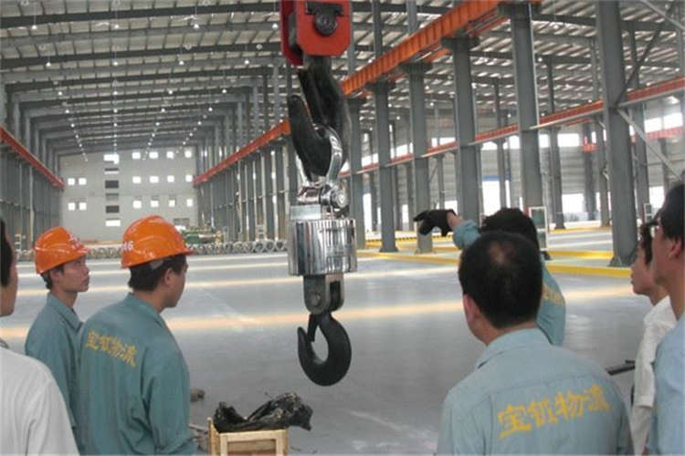 上海百鷹10噸針式打印電子吊秤使用方法